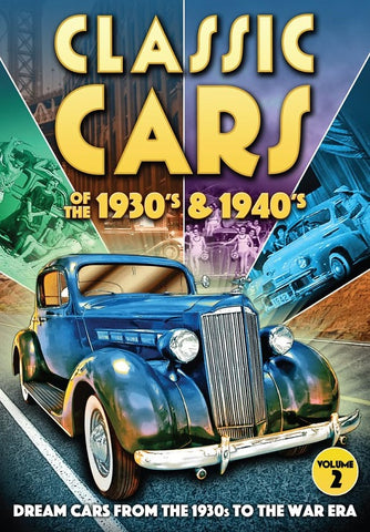 Classic Cars Of The 1930s And 1940s Volume 2 Vol Two & New DVD