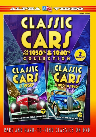 Classic Cars Of The 30s And 40s Collection Thirties Fourties & New DVD