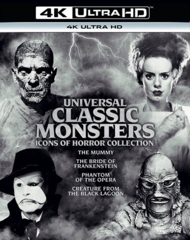 Classic Monsters Collection Volume 2 Vol Two New 4K Ultra HD Region B Blu-ray
