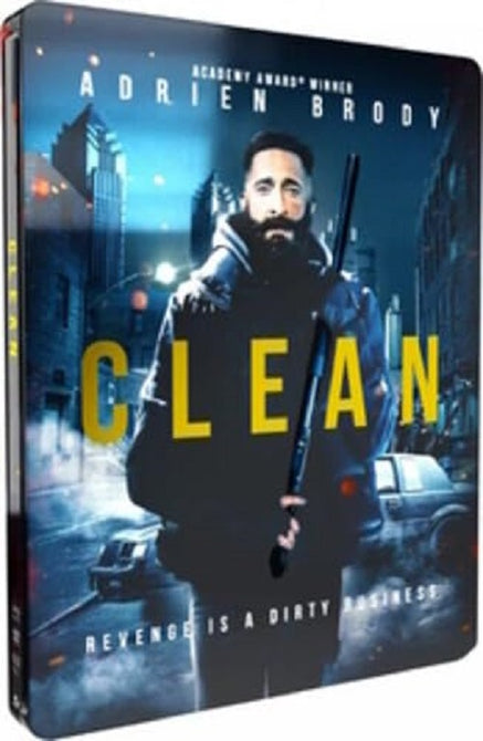 Clean (Adrien Brody Glenn Fleshler Richie Merritt) Blu-ray + DVD + Steelbook