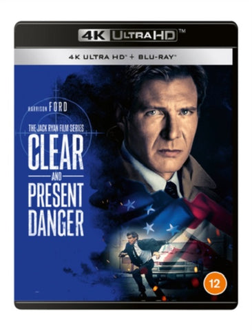 Clear And Present Danger (Harrison Ford) New 4K Ultra HD Region B Blu-ray