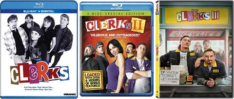Clerks 1 + 2 + 3 (Brian O'Halloran) New Region B Blu-ray 3 Movies