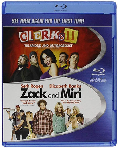 Clerks II 2 Two + Zack and Miri (Seth Rogen Brian O'Halloran) Region B Blu-ray