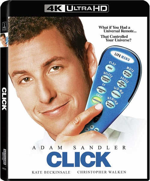 Click (Adam Sandler Kate Beckinsale) New 4K Ultra HD Blu-ray + Digital Presale