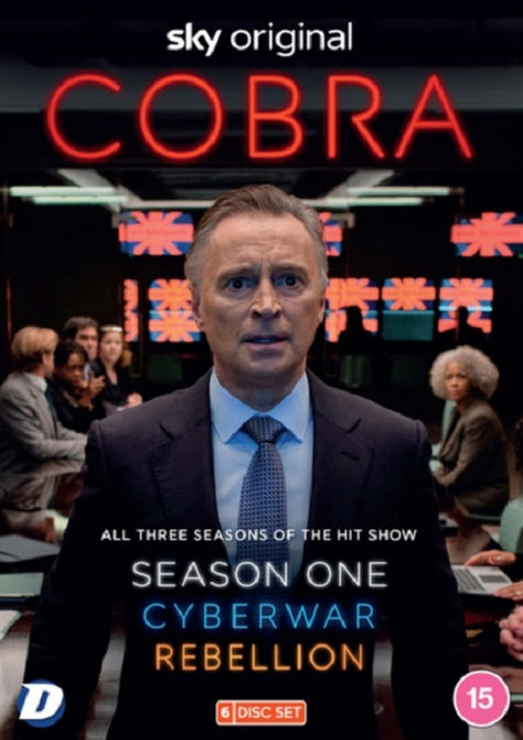 Cobra Season 1 2 3 Series One Two Three (Robert Carlyle) New DVD Box Set