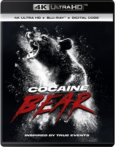Cocaine Bear (Keri Russell Margo Martindale) New 4K Mastering Blu-ray + Digital