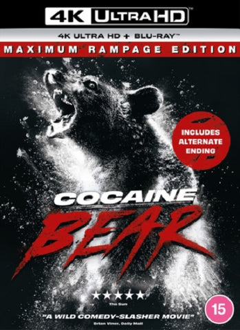 Cocaine Bear (Keri Russell) Special Edition New 4K Ultra HD Region B Blu-ray