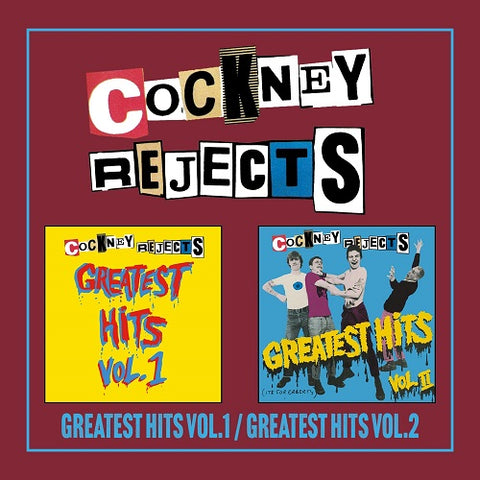 Cockney Rejects Greatest Hits Vol 1 + 2 Volume One Two 2 Disc New CD