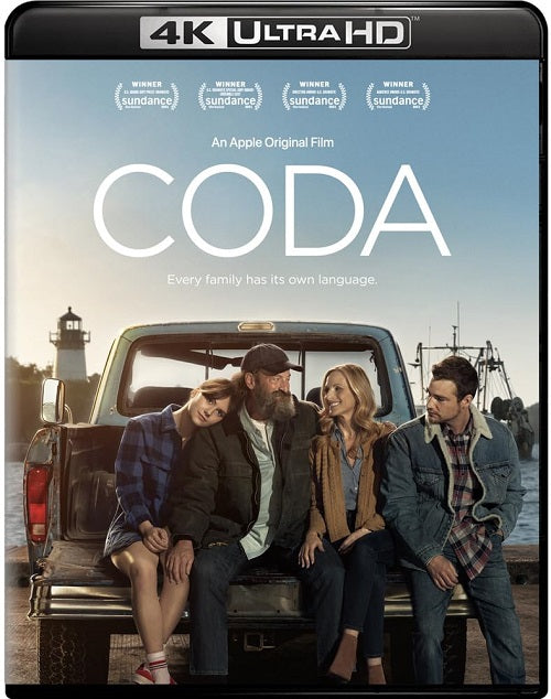 CODA (Emilia Jones Marlee Matlin Eugenio Derbez) 4K Ultra HD Blu-ray Presale