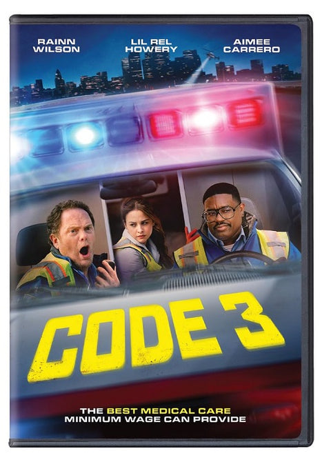 Code 3 (Rainn Wilson Lil Rel Howery Aimee Carrero) Three New DVD Presale