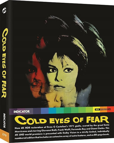 Cold Eyes of Fear (Julian Mateos) Limited Edition New 4K Ultra HD Blu-ray