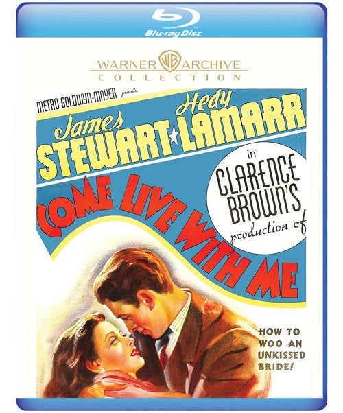 Come Live With Me (Veree Teasdale James Stewart) New Blu-ray Presale