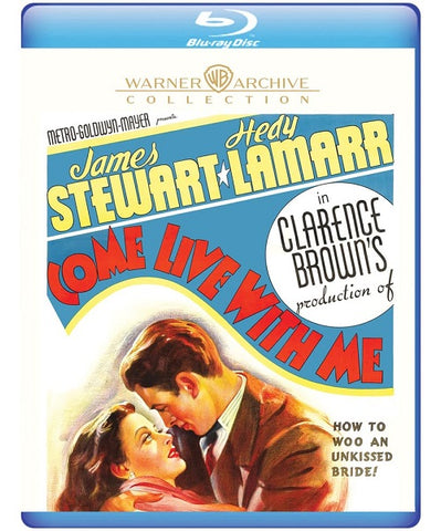 Come Live With Me (Veree Teasdale James Stewart) New Blu-ray Presale
