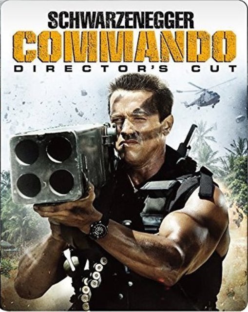 Commando (Director's Cut Arnold Schwarzenegger) Blu-ray Region B New