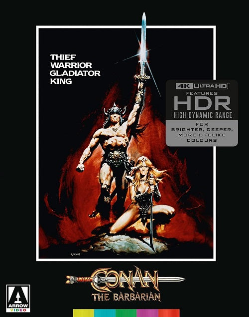 Conan The Barbarian Limited Edition New 4K Ultra HD Blu-ray + Poster IN STOCK