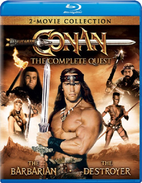 Conan The Complete Quest Barbarian + Destroyer  New Region B Blu-ray