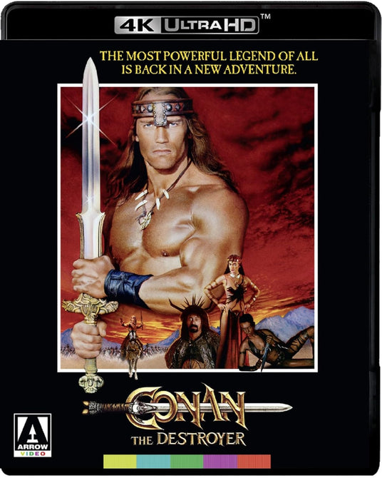 Conan The Destroyer (Arnold Schwarzenegger Grace Jones) New 4K Ultra HD Blu-ray