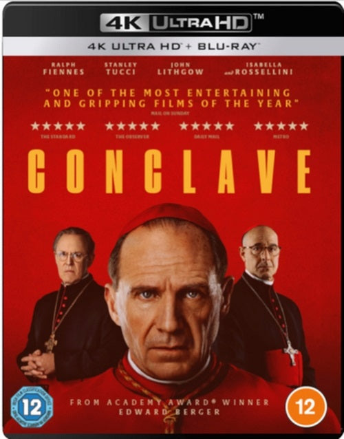 Conclave (Ralph Fiennes Stanley Tucci) 4K Ultra HD Region B Blu-ray Presale