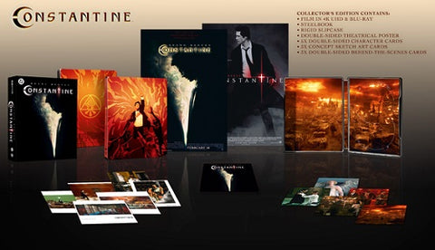 Constantine Limited Collectors Edition New 4K Ultra HD Reg B Blu-ray + Steelbook