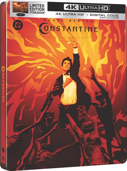Constantine Limited Edition New 4K Ultra HD Blu-ray + Digital + Steelbook