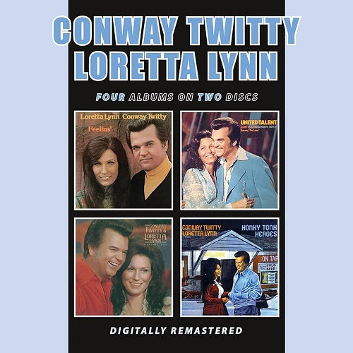 Conway Twitty & Loretta Lynn United Talent Dynamic Duo Honky Tonk Heroes CD