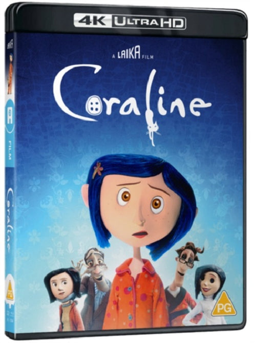 Coraline (Dakota Fanning Jennifer Saunders) 4K Ultra HD Reg B Blu-ray Presale