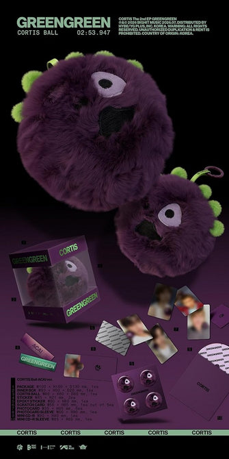 Cortis Greengreen Cortis Ball Acai Ver CD + Sticker + Stickers + Photo Presale