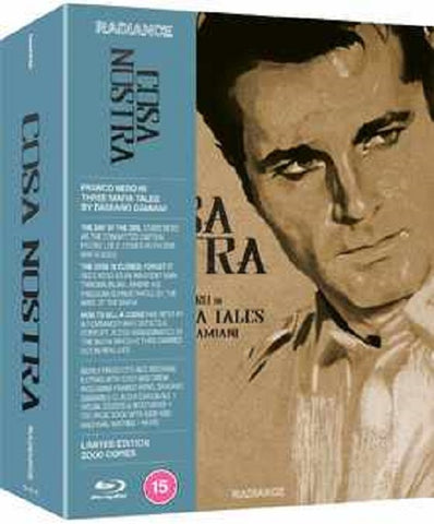 Cosa Nostra Franco Nero In Three Mafia Tales By Damiano Damiani Region B Blu-ray