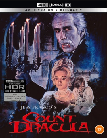 Count Dracula (Christopher Lee Herbert Lom) New 4K Ultra HD Region B Blu-ray