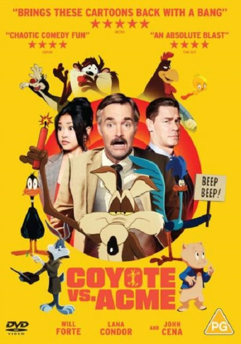 Coyote Vs Acme (John Cena Lana Condor Will Forte Tone Bell) New DVD Presale