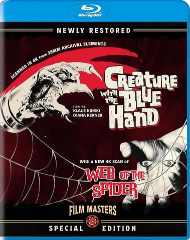 Creature With the Blue Hand + Web of the Spider (Klaus Kinski) New Blu-ray