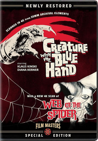 Creature With the Blue Hand + Web of the Spider (Klaus Kinski) New DVD