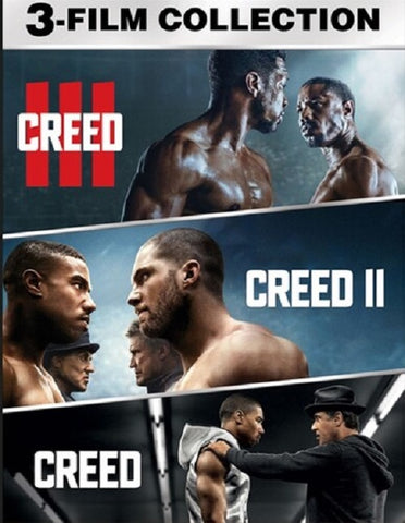 Creed I II III 1 2 3 Film Collection (Michael B. Jordan) New Blu-ray + Digital