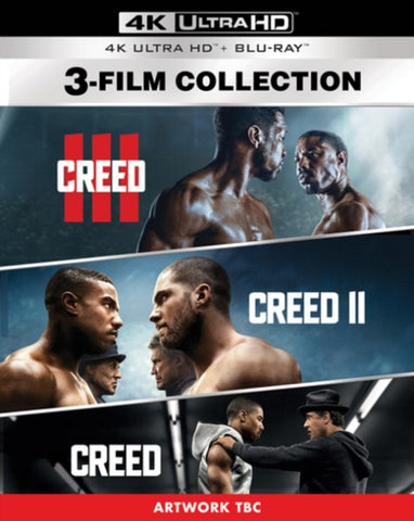 Creed I II III 1 2 3 One Two Three New 4K Ultra HD Region B Blu-ray Box Set