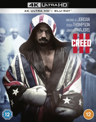 Creed III (Michael B. Jordan Tessa Thompson) 3 Three 4K Ultra HD Reg B Blu-ray