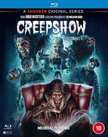 Creepshow Season 1 2 3 4 Series One Two Three Four New Region B Blu-ray Box Set