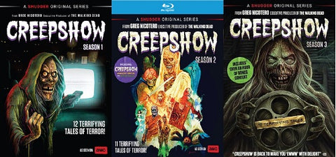 Creepshow Season 1 + 2 + 3 Series 1-3 New  Blu-ray IN STOCK NOW