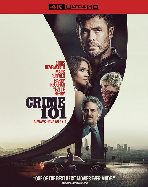 Crime 101 (Chris Hemsworth Mark Ruffalo) New 4K Ultra HD Blu-ray Presale