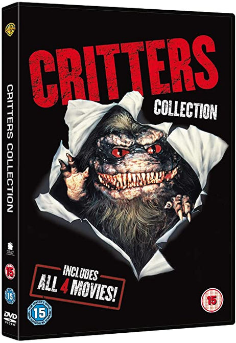 Critters Collection 1 2 3 4 All Four Movies New Critter Region 4 DVD