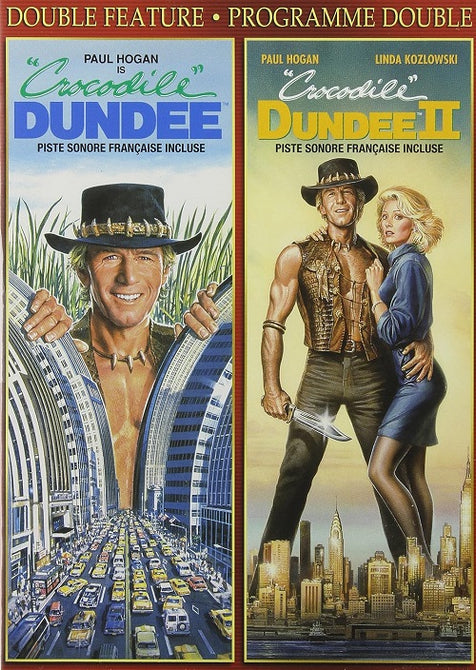 Crocodile Dundee 1 and 2 Double Feature  New Region 1 DVD IN STOCK NOW