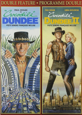Crocodile Dundee 1 and 2 Double Feature  New Region 1 DVD IN STOCK NOW