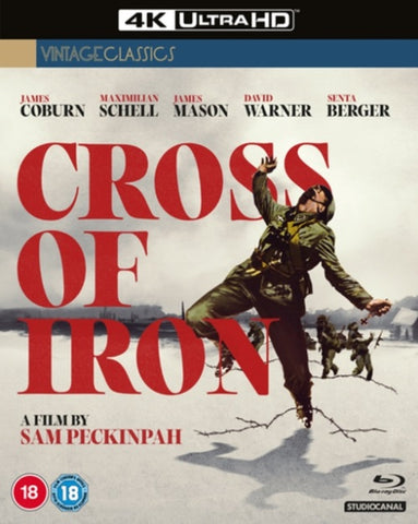 Cross of Iron (James Coburn Maximilian Schell) New 4K Ultra HD Region B Blu-ray