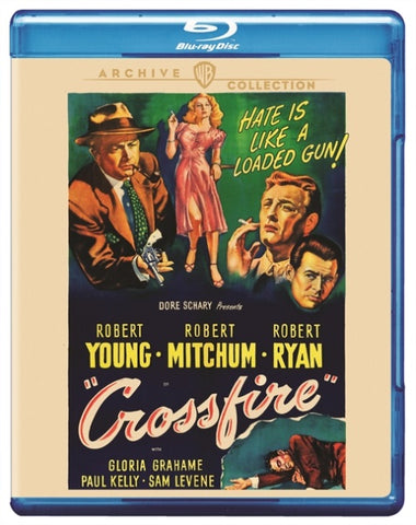 Crossfire (Robert Ryan Gloria Grahame Robert Mitchum) New Region B Blu-ray