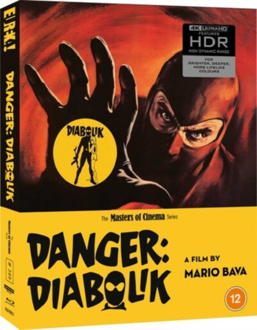 Danger Diabolik Limited Edition New 4K Ultra HD Region B Blu-ray Presale
