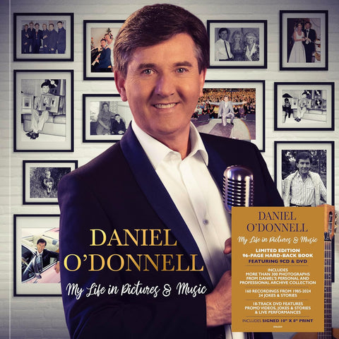 DANIEL O DONNELL My Life In Pictures & Music And CD + DVD + Photo Book Presale