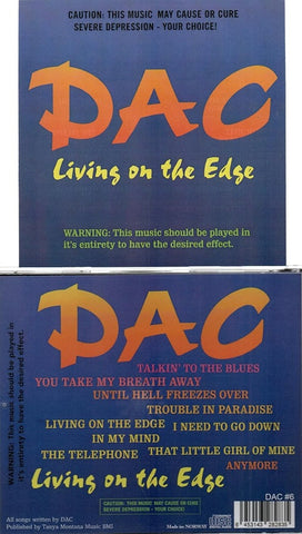 DAVID ALLEN COE Living On The Edge DAC New CD Presale