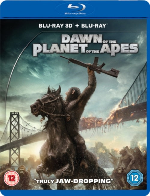 Dawn of the Planet of the Apes (Andy Serkis) New 3D + 2D Region B Blu-ray