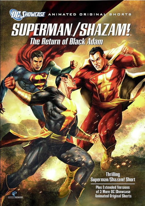 DC Showcase Superman + Shazam The Return Of Black Adam New DVD Presale