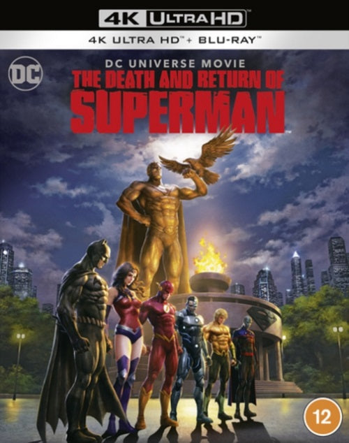 DC Universe Movie Death Return Of Superman 4K Ultra HD Reg B Blu-ray Presale
