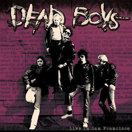 Dead Boys Live in San Francisco New CD